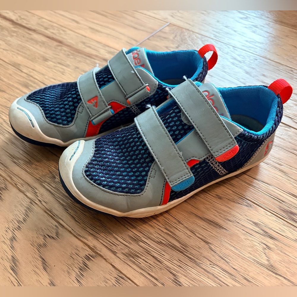 PLAE Ty kids sneakers in limestone/blue